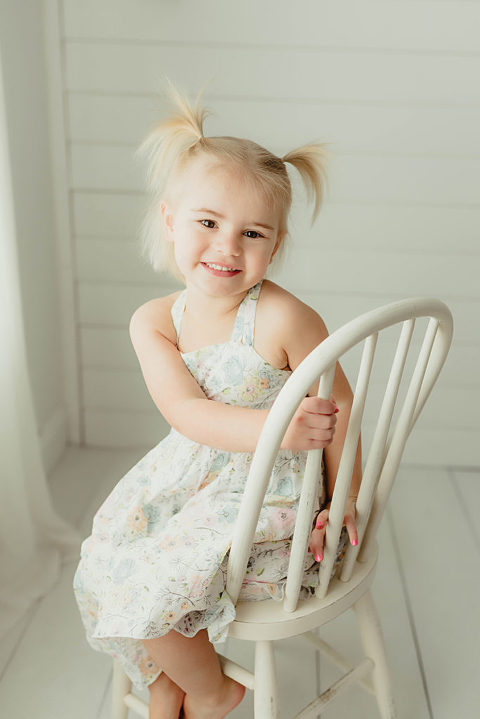 adorable little girl portrait