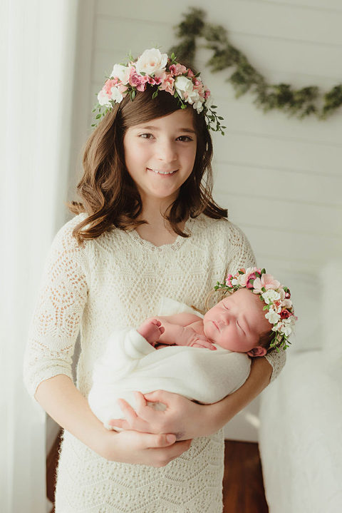 Boho newborn session